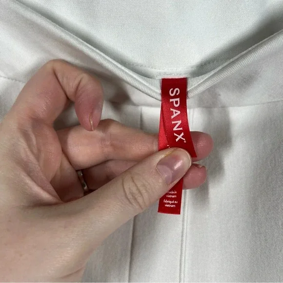 Spanx White Pull On Skinny Ponte Pants - Picture 5 of 6